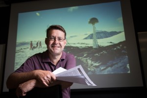 University of Tasmania, Glacier researcher Professor Matt King. Picture: Peter Mathew